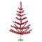 3ft. Unlit Red Tinsel Twig Artificial Christmas Tree